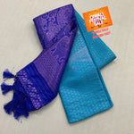 Load image into Gallery viewer, Royal Blue color Soft Silk Sarees Price and Online Shopping Price under 1000 . Blue Saree Royal Look saree and chill fabric soft silk saree zari weaving Work and weddings , party , event and Festival wear saree fully soft silk saree - Shop now Shoppers Trend
