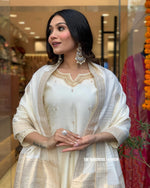 Load image into Gallery viewer, Jisha Heavy Banana Chanderi Silk Kurti | Shoppers Trend

