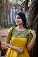 Load image into Gallery viewer, Maitri Kanjivaram Gown | Shoppers Trend
