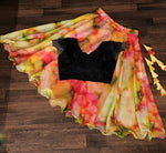 Load image into Gallery viewer, Jinika Soft Organza Yellow Dhavani Set | Langa Voni | Shoppers Trend
