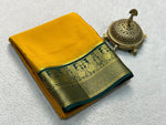 Load image into Gallery viewer, Authentic Semi-Mysore Silk Saree with Zari weaving. 6.3m length, machine washable. Comes with matching blouse. Specially crafted for Pongal celebrations.

