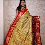 Load image into Gallery viewer, Kavya Semi Tussar Silk Saree | Shoppers Trend
