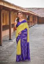 Load image into Gallery viewer, Khusi Soft Kolkata Tussar Bech Saree | Shoppers Trend
