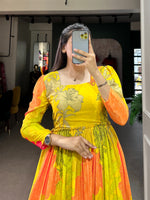 Load image into Gallery viewer, Rekha Crepe Silk Gown | Shoppers Trend
