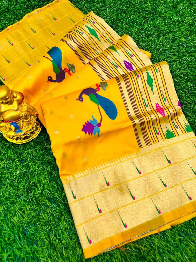 Khusali Soft Silk Saree | Shoppers Trend