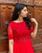 Load image into Gallery viewer, LAAL RANG (GOWN) - Premium GOWNS from shoppers trend - Just Rs. 499! Shop now at shoppers trend
