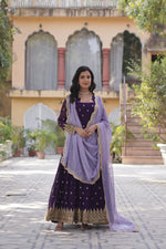 Load image into Gallery viewer, Priyanka Faux Blooming Anarkali | Shoppers Trend
