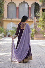 Load image into Gallery viewer, Priyanka Faux Blooming Anarkali | Shoppers Trend
